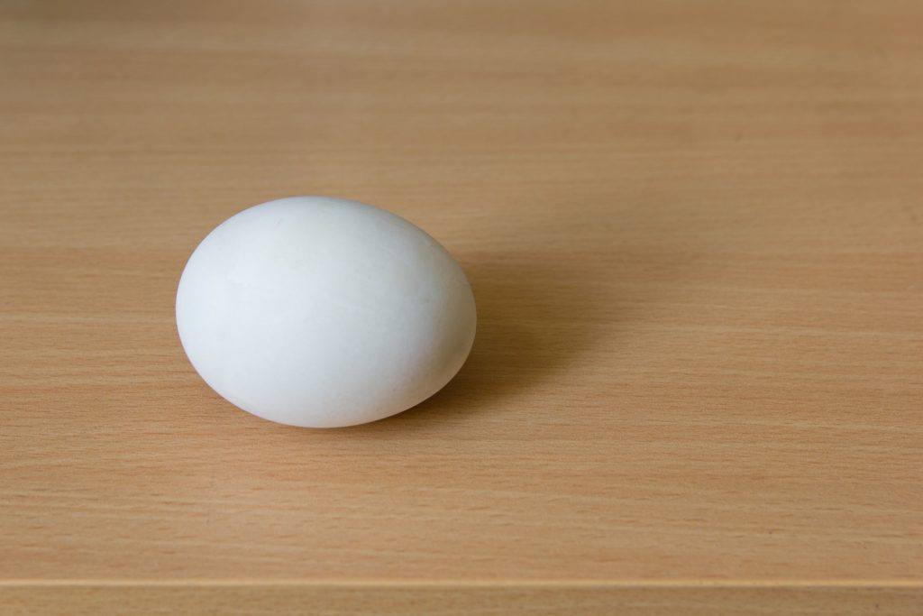 Duck Egg, Raw